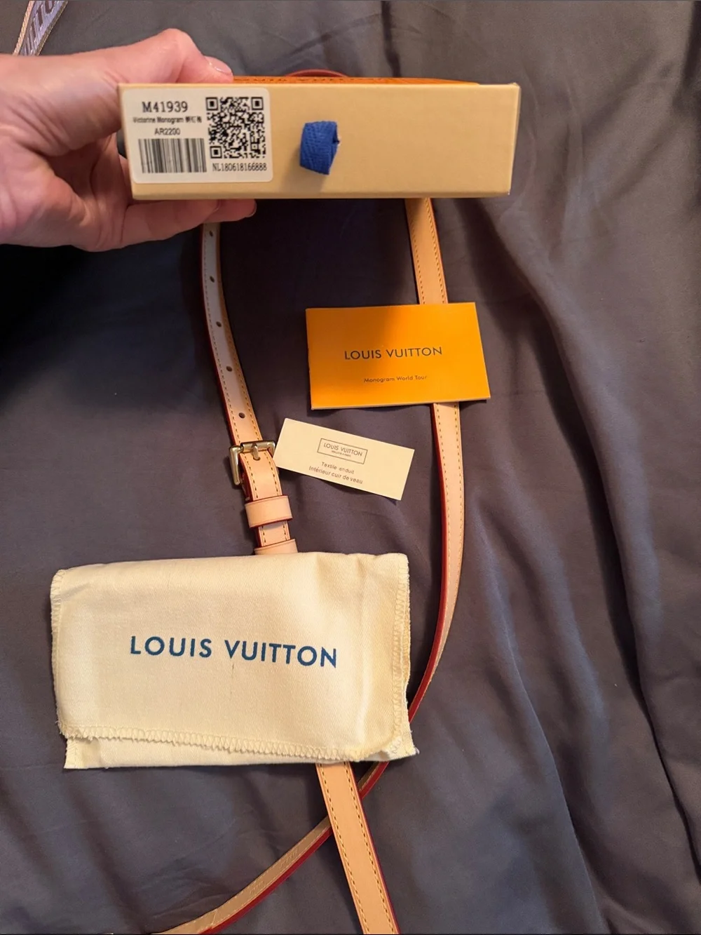 Louis Vuitton adjustable louis